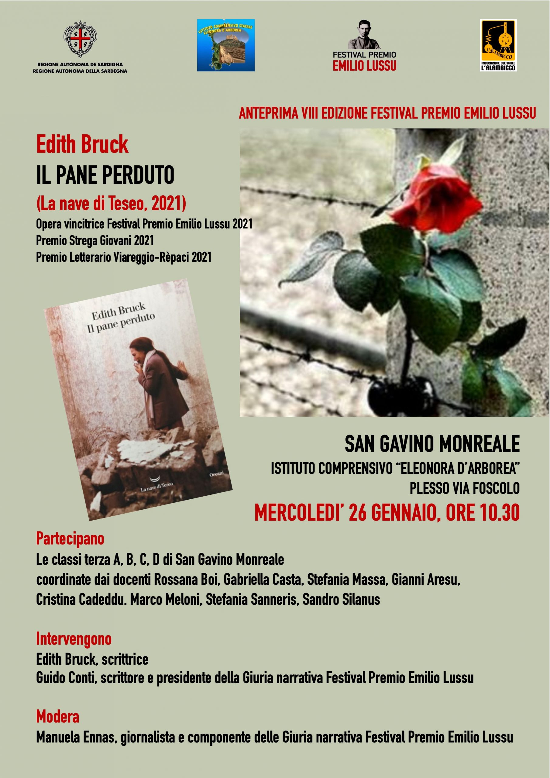 Anteprima Festival Premio Emilio Lussu – VIII Edizione