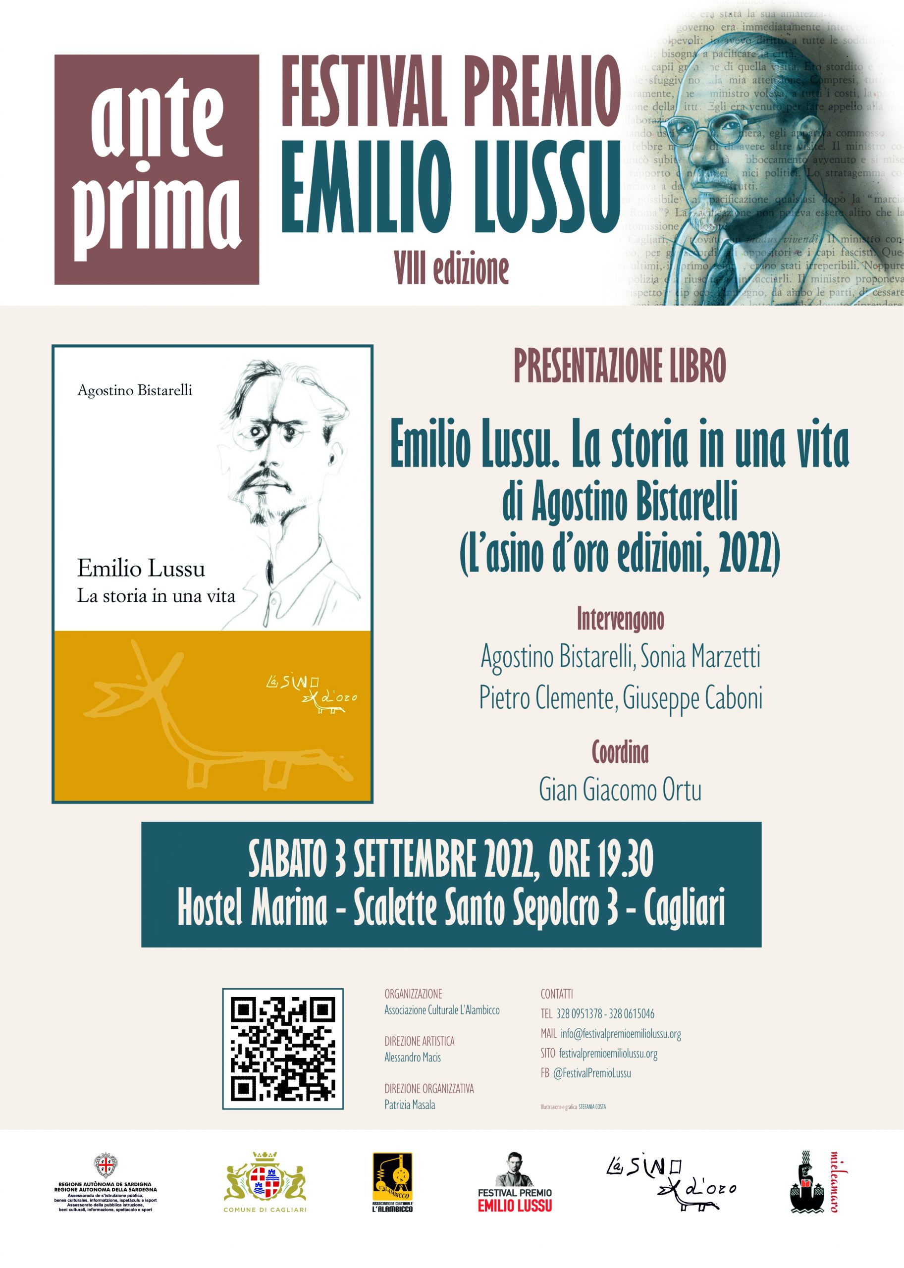 Anteprima VIII Edizione. Presentazione Del Libro “Emilio Lussu. La Storia In Una Vita”